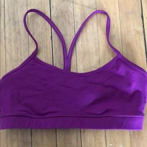 Lulu lemon purple sports bra